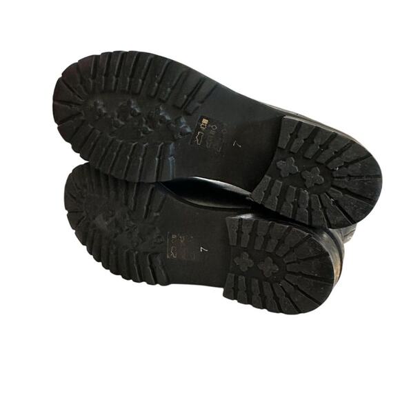 Steve Madden Women's Billiee Black Studded chunky Chelsea Boots Size 7 - Picture 8 of 12